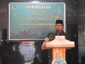 Momentum Maulid Nabi Muhammad SAW, Dandim 1628/SB Ajak Anggota Pandai Bersyukur