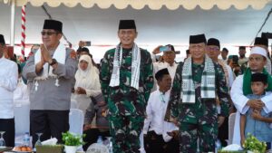 Danrem 162/WB dampingi Pangdam IX/Udayana Upacara Hari Santri Nasional di Kota Bima