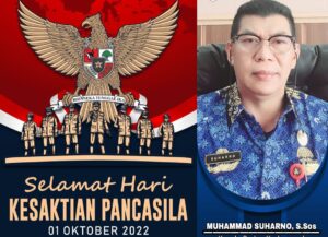 Kepala Badan Kesbangpol Sumbawa Barat mengucapkan Selamat Hari Kesaktian Pancasila