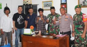 Bawa 24 Poket Narkoba, Seorang Warga Desa Naru Sape Diringkus Bhabinsa