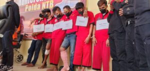 Polda NTB Berhasil Ringkus Jaringan Besar Curanmor