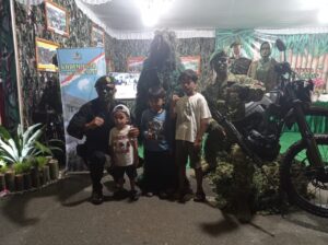 Potret Kedekatan Masyarakat Dan TNI Terlihat di Stand Kodim Pameran 1628/SB
