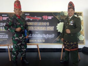 Puncak Harla Ke 19 Sumbawa Barat, Perwira Kodim 1628/SB Tampil Sebagai Pejabat Upacara