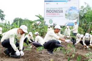 Komitmen Jaga Lingkungan, PLN Indonesia Power PLTU Jeranjang Tanam 800 Pohon