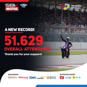 Rekor Baru, MGPA Rilis Penonton Terbanyak WSBK di Dunia Yaitu di Indonesia 51.629 Penonton