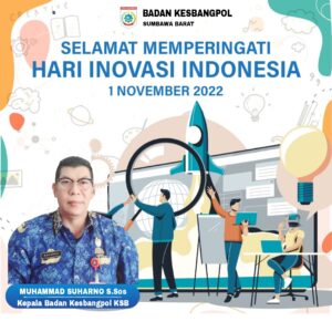 Badan Kesbangpol Sumbawa Barat Mengucapkan Selamat Hari Inovasi Indonesia