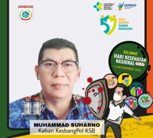 Kaban KesbangPol KSB Mengucapkan Selamat Hari Kesehatan Nasional ke-57