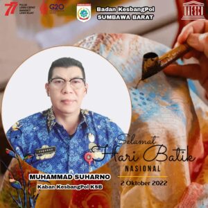 Badan KesbangPol KSB Mengucapkan Selamat Hari Batik Nasional Tahun 2022