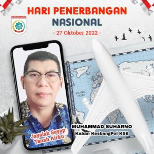 Badan Kesbangpol KSB Mengucapkan Hari Penerbangan Nasional
