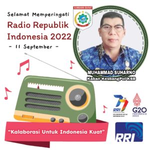 Badan KesbangPol KSB Mengucapkan Selamat Memperingati Hari RRI Tahun 2022