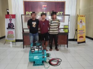 Dalam Hitungan Jam Polsek Pekat Dompu Ungkap Pelaku Pencurian Generator Pompa Air