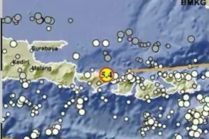 Selang Beberapa Menit, Gempa Susulan 5.4 SR Kembali Guncang Bali, Warga Mataram Berhamburan