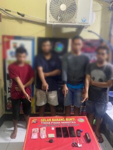 Belum Sempat Transaksi Narkoba, 4 Orang Asal Sumbawa Keduluan Disergap Polisi di Dompu