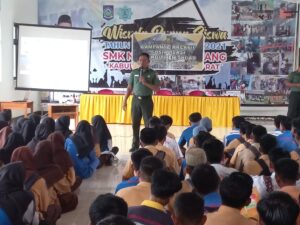 Tingkatkan Minat Generasi Muda, Kodim 1628/SB Berikan Sosialisasi Penerimaan /Rekrutmen TNI – AD