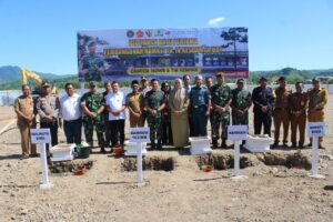 Danrem Laksanakan Peletakan Batu Pertama Pembangunan Rumah sakit Tingkat IV Kesdam IX/Udayana di Bima