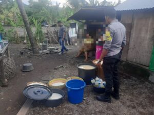 Polisi Bongkar Penyimpanan Miras Oplosan di Desa Anamina Manggelewa Dompu