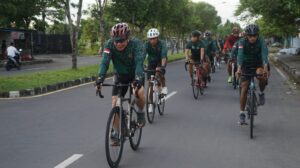 Danrem 162/WB : Gowes Guyub Ceria Rutin Dilaksanakan