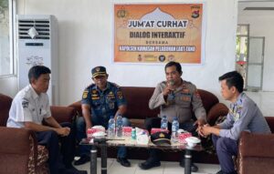 Wujudkan Situasi Kamtibmas Kondusif, Kapolsek Kawasan Pelabuhan Tano Gelar Dialog Interaktif