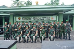 Danrem 162/WB dampingi Kunjungan kerja Danpusterad di Kodim 1615/ Lombok Timur
