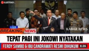Presiden Jatuhi Hukuman Mati untuk Ferdy Sambo dan Putri Candrawathi, Benarkah?