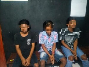 Berpapasan di Jalan Dengan Polisi Saat Bawa Kambing Curian, 3 Pemuda Ingusan di Dompu Diringkus