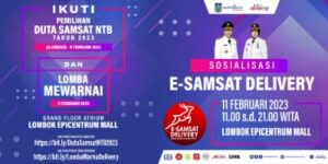 Bappenda NTB Gelar Sosialisasi E-Samsat Delivery di Lombok Epicentrum Mall, Yuk Ikuti dan Simak Jadwalnya