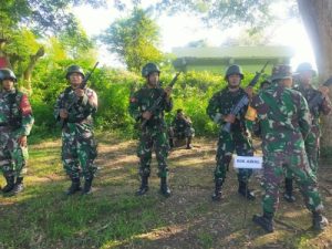 Prajurit Kodim 1607/Sumbawa Ikuti Latihan Menembak Senjata Ringan