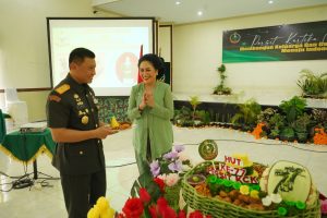 Peringati HUT Persit Kartika Chandra Kirana ke-77, Koorcab Rem 162 Gelar Syukuran Sederhana