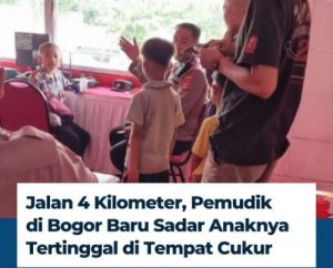 Pemudik di Bogor Baru Sadar Anaknya Ketinggalan di Tempat Cukur Setelah Jalan 4 Km