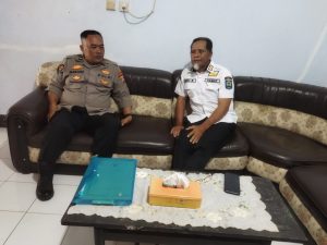 Jabatan Kapolsek ‘Anyar’ di Wilkum Kempo, IPDA Akhmad Marzuki Sowan ke Koramil dan Camat