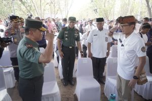 Danrem 162/WB Dampingi Menparekraf RI Kunjungan kerja di Lombok Timur