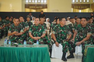 Jajaran Korem 162/WB, Mengikuti HUT ke- 66 Kodam IX/Udayana secara Virtual