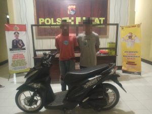 Polisi Berhasil Membekuk Dua Terduga Sindikat Curanmor di Desa Karombo Kabupaten Dompu 
