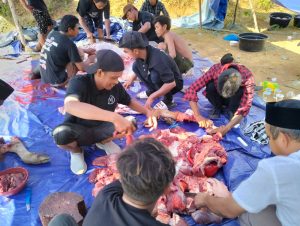 Rayakan Idul Adha di IKN, Ratusan Pekerja Adakan Sholat Id dan Pemotongan Hewan