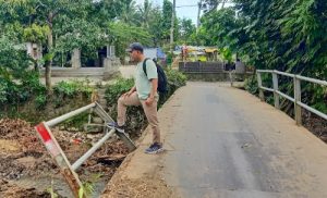 Jembatan Penghubung di Lobar Tidak Berpagar Potensi Kecelakaan, Kadus Medas : Belum Ada Respon Dari Pemdes