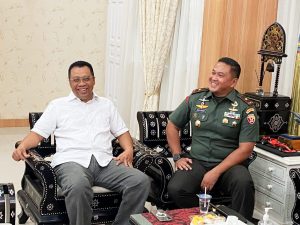 Minggu Pertama Menjabat Danrem 162/WB, Brigjen TNI Agus Bhakti Silaturahni Ke Gubernur Dan Kajati NTB