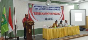 Didukung 29 Cabor, Abdul Rafiq SH Terpilih Sebagai Ketua Umum KONI Sumbawa