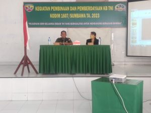 Kodim 1607/Sumbawa Gelar Komunikasi Sosial Pembinaan Dan Pemberdayaan Potensi SDM Dengan KBT
