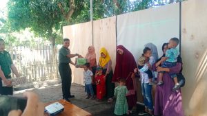 Fasilitas Air Bersih Program TNI AD Manunggal Air dan Percepatan Penurunan Stunting Diresmikan di Kodim Sumbawa