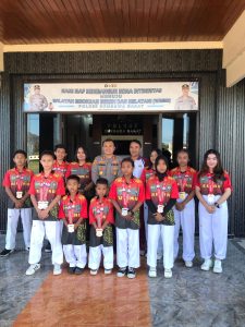 Bertemu Para Atlet Taekwondo dan Pelatih Tiger Maluk, Kapolres KSB Berikan Support dan Semangat
