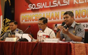 Imigrasi Mataram Beri Edukasi Pencegahan PMI Non Prosedural Kepada Camat dan Kades