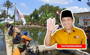 Meriahkan HUT RI ke -78, Calon DPRD Lombok Barat Taufiqurrahman Gelar Lomba Mancing Gratis