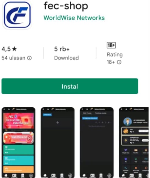FEC Online Apk Apakah Penipuan Ataukah Aman Membayar? Review Terbaru