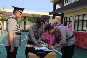 Polres Lombok Utara Gelar Sertijab 4 PJU, Tiga Kasat dan Satu Kapolsek 