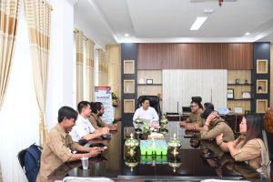 Sekda KLU Audiensi Dengan Pengurus PWI, Beberkan Kekuatan Media Untuk Pembangunan