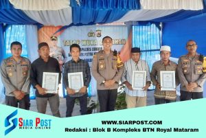 Kunker ke Polsek Pemenang dan Tokoh Masyarakat, Kapolres Lombok Utara Tekankan Kondusifitas