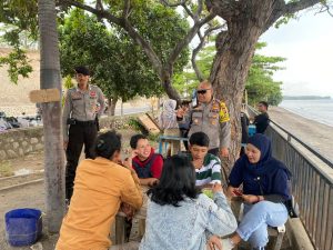 Kasat Samapta Polres Lombok Utara, Edukasi Kamtibmas di Objek wisata