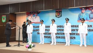 Bupati Lombok Utara Lantik Lima Kades Periode 2023-2029