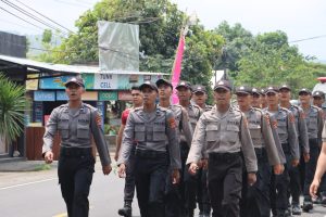 Belasan Personil Polri Bintara Remaja Baru Lulus Ditempatkan di Polres Lombok Utara