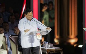 Pidato Prabowo Saat Tutup debat Capres, Janji Sejahterakan TNI-Polri dan PNS